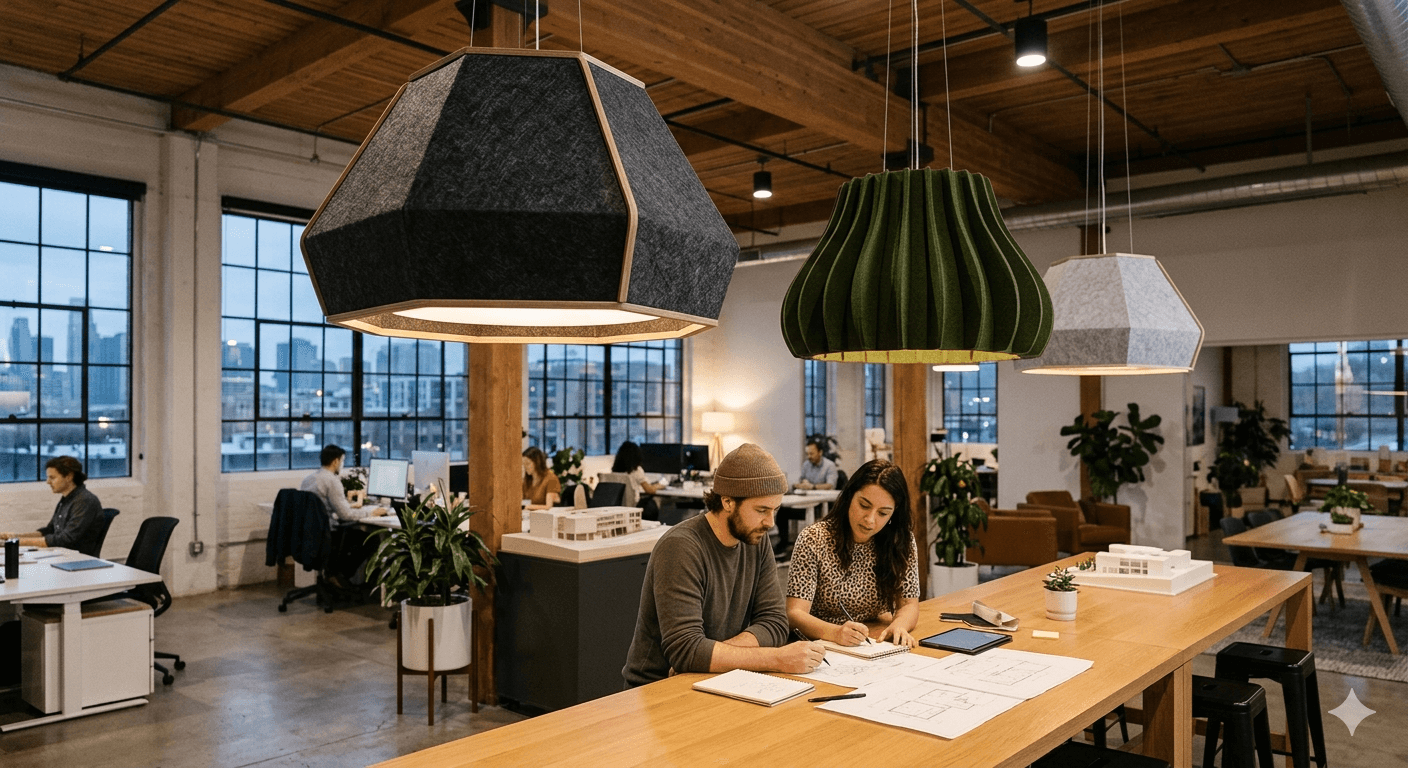 Acoustic Pendant Lighting 